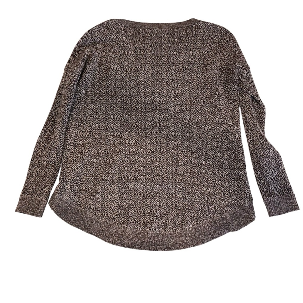 Theory Efina Loryelle Gray Marled Wool Baby Alpaca Silk Knit Sweater Sz S ~ P/T - Picture 4 of 6